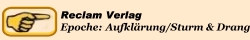 Aufkl&auml;rung/Sturm und Drang. Deutsch Lekt&uuml;ren f&uuml;r den Unterricht