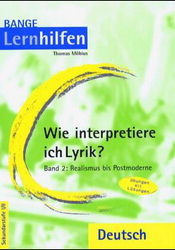 Deutsch Lernhilfen von Bange f&uuml;r den Einsatz in der Oberstufe (11.-13. Schuljahr) - erg&auml;nzend zum Deutschunterricht
