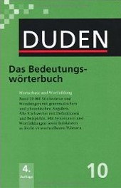 Sch&uuml;lerduden: Bedeutungsw&ouml;rterbuch