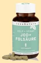 Natürliches Jod aus der Kelp Alge + Folsure aus Spinat Extrakt
