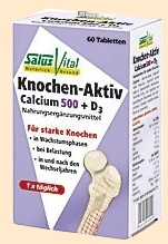 Knochen Aktiv Calcium 500+ D3 Tonikum Salus Nahrungsergänzung