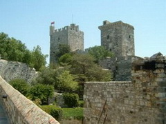 Burg in Bodrum  (Westtürkei)
