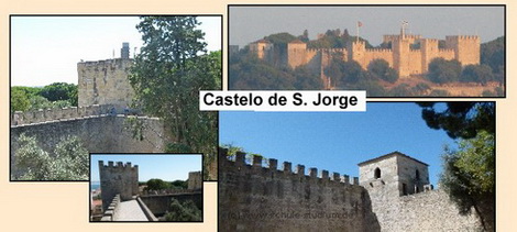 Lissabon.Castelo de S. Jorge