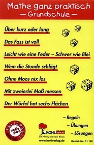 Mathe Kopiervorlagen f&uuml;r den Unterricht