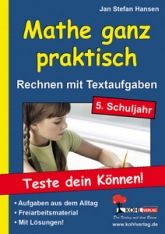 Mathe Kopiervorlagen mit Lösungen - Mit Maßeinheiten rechnen lernen.