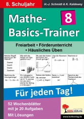 Mathe Kopiervorlagen mit L&ouml;sungen - Mathe Basics Trainer