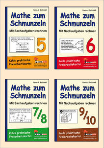 Mathe zum Schmunzeln: Sachaufgaben, 4er Set Klasse 5-10