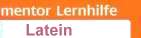 Latein  Lernhilfen vom Mentor Verlag