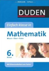 Duden Mathe Lernhilfen, Reihe Einfach Klasse in Mathematik