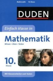 Duden Mathe Lernhilfen, Reihe Einfach Klasse in Mathematik