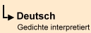 Deutsch Interpretation zahlreicher Gedichte des Schulunterrichtes