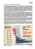 Einkommen und Ersparnis der Haushalte (10/2015) Schaubilder, Diagramme, Tabellen und Illustrationen zu Wirtschaft und Politik