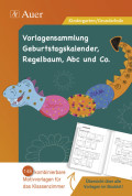 Vorlagen Geburtstagskalender, Regelbaum, Abc u. Co Lehrer Arbeitsblätter Adventszeit / Weihnachten