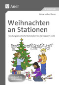 Weihnachten an Stationen 1-2 Lehrer Arbeitsblätter Adventszeit / Weihnachten