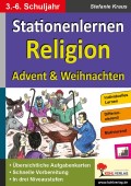 Stationenlernen Religion Arbeitsblätter Advent und Weihnachten