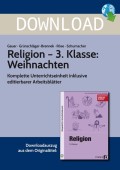 Religion 3. Klasse Weihnachten Lehrer Arbeitsblätter Adventszeit / Weihnachten