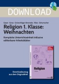 Religion 1. Klasse Weihnachten Lehrer Arbeitsblätter Adventszeit / Weihnachten