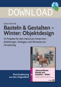 Basteln & Gestalten - Winter: Objektdesign Lehrer Arbeitsblätter Adventszeit / Weihnachten