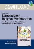 Lernstationen Religion: Weihnachten Lehrer Arbeitsblätter Adventszeit / Weihnachten