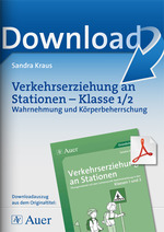 Verkehrserziehung Unterrichtsmaterial / Arbeitsblätter zum Sofort-Downloaden