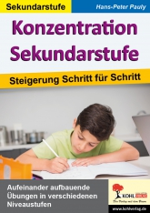 Stundenblätter und Kopiervorlagen  vom Kohl Verlag zur Förderung von Stille und Konzentration im Unterricht