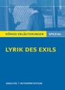 Lyrik des Exils interpretiert