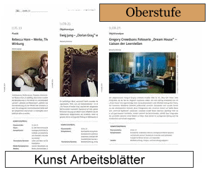 Kunst Arbeitsblätter