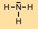 Ammoniak - Strukturformel 