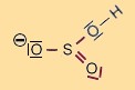 Hydrogensulfit - Lewis-Schreibweise