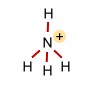 Lewisschreibweise des Ammoniumions