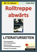 Rolltreppe abwärts Deutsch Arbeitsblätter mit Lösungen
