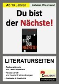Du bist der Nächste ! Deutsch Arbeitsblätter mit Lösungen