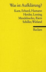 Deutsch Lektüre von Reclam, Deutsche Literatur. Epoche Aufklrung sowie Sturm und Drang