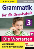 Grammatik: Die Wortarten Klasse 3