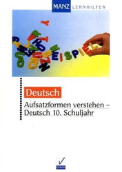 Deutsch Lernhilfen von Manz, ergänzend zum Deutschunterricht (5. bis 10. Klasse)