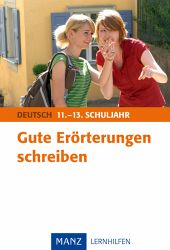 Deutsch Lernhilfen von Manz für den Einsatz in der Oberstufe (11.- 13. Schuljahr) - ergänzend zum Deutschkurs