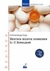 Deutsch Lernhilfen von Manz, ergnzend zum Deutschunterricht (5. bis 10. Klasse)