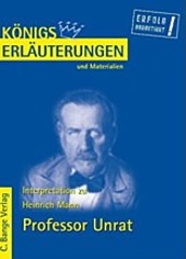 Deutsch Landesabitur. Professor Unrat