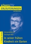 Kafka Erzählungen - ausführliche Interpretation