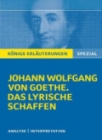 Landesabitur Deutsch (Hamburg) Lyrik, J. W. Goethe Goethe. Das lyrische Schaffen - ausführliche Interpretation
