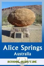 Travelling Australia - Around Alice Springs  . Download Materialien für die Schule