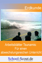 Tsunamis. Arbeitsblätter für den Erdkundeunterricht