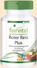 Roter Reis Plus Fairvital - Nahrungsergänzung Herz- und Kreislauf