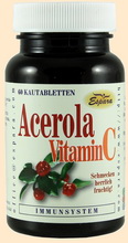 Acerola, natürliches Vitamin C - Nahrungsergänzungsmittel