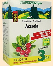 Acerola, natürliches Vitamin C - Nahrungsergänzungsmittel