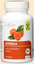 Acerola, natürliches Vitamin C - Nahrungsergänzungsmittel