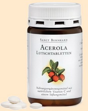 Acerola, natürliches Vitamin C - Nahrungsergänzungsmittel
