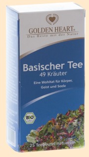 Basischer Tee 49 Kräuter Golden Heart