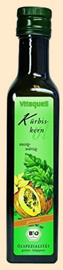 Kürbiskernöl (Bio) Kürbiskernöl (bei diversen Anbietern auch kaltgepresst)