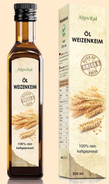 Weizenkeimöl, reich an natürlichem Vitamin C